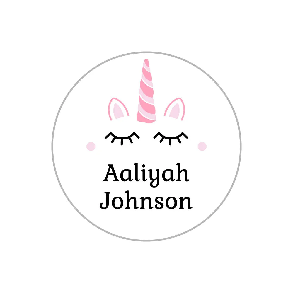 Unicorn Name Labels