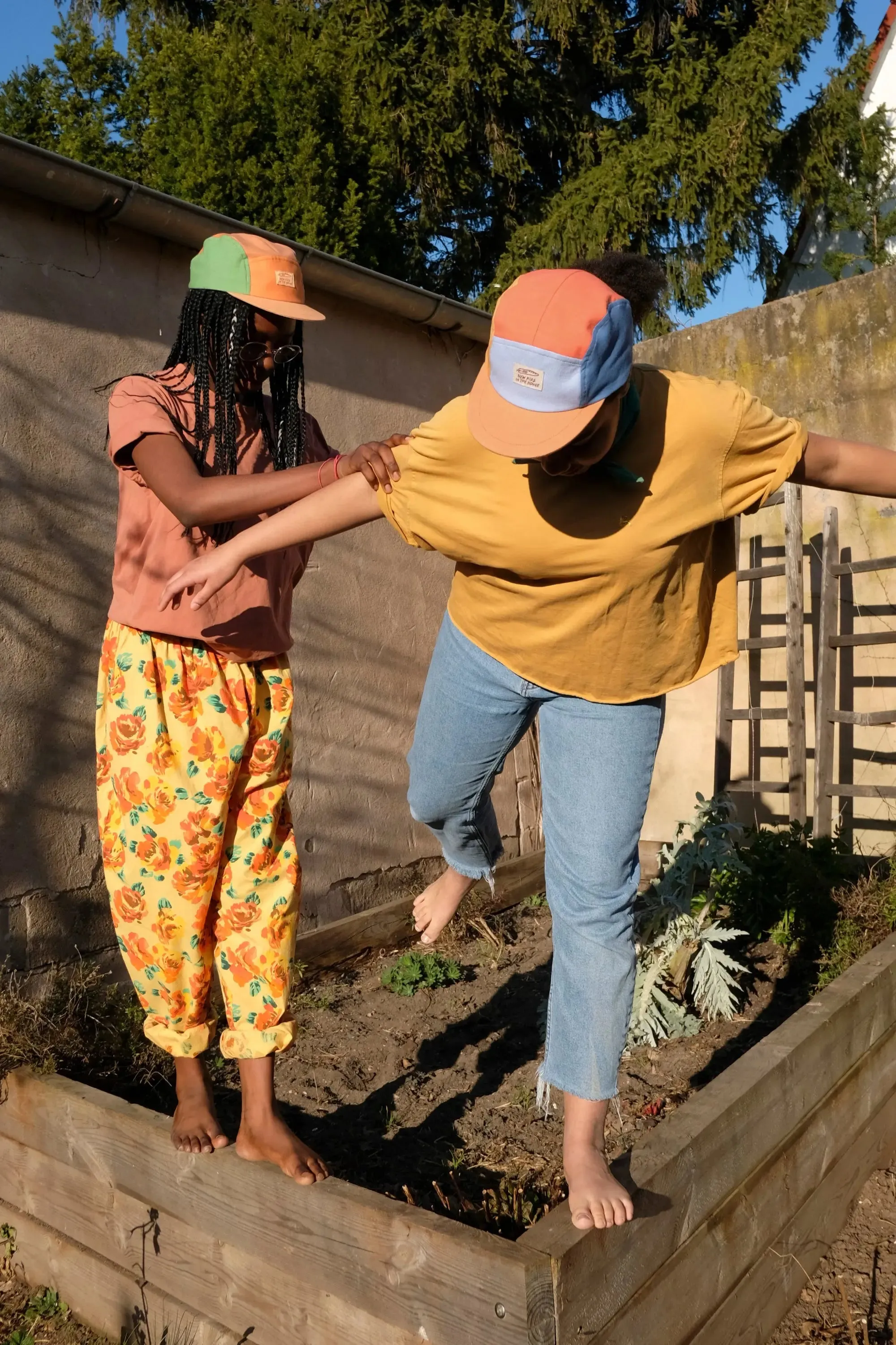 Upcycled 5-Panel Kids & Teens Summer Cap