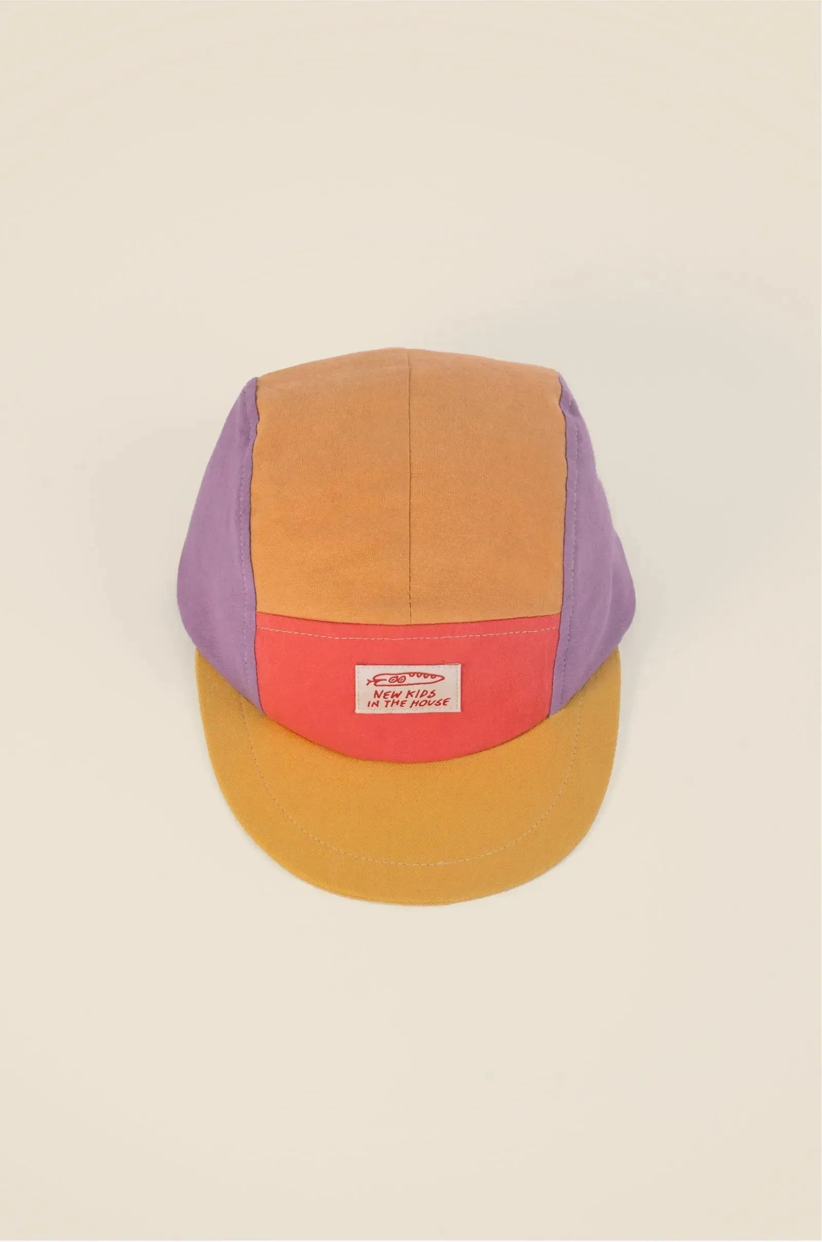 Upcycled 5-Panel Kids & Teens Summer Cap