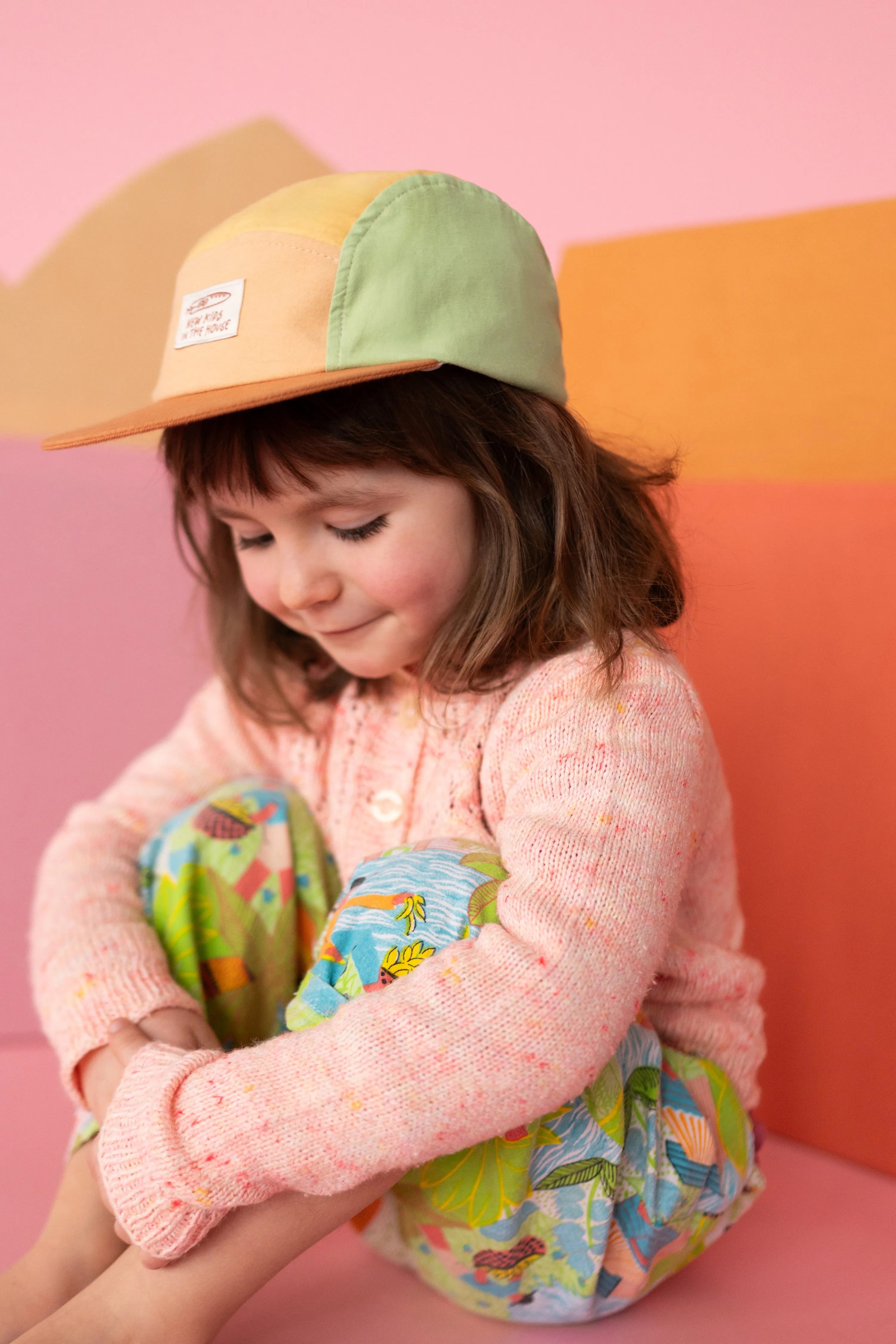 Upcycled 5-Panel Kids & Teens Summer Cap