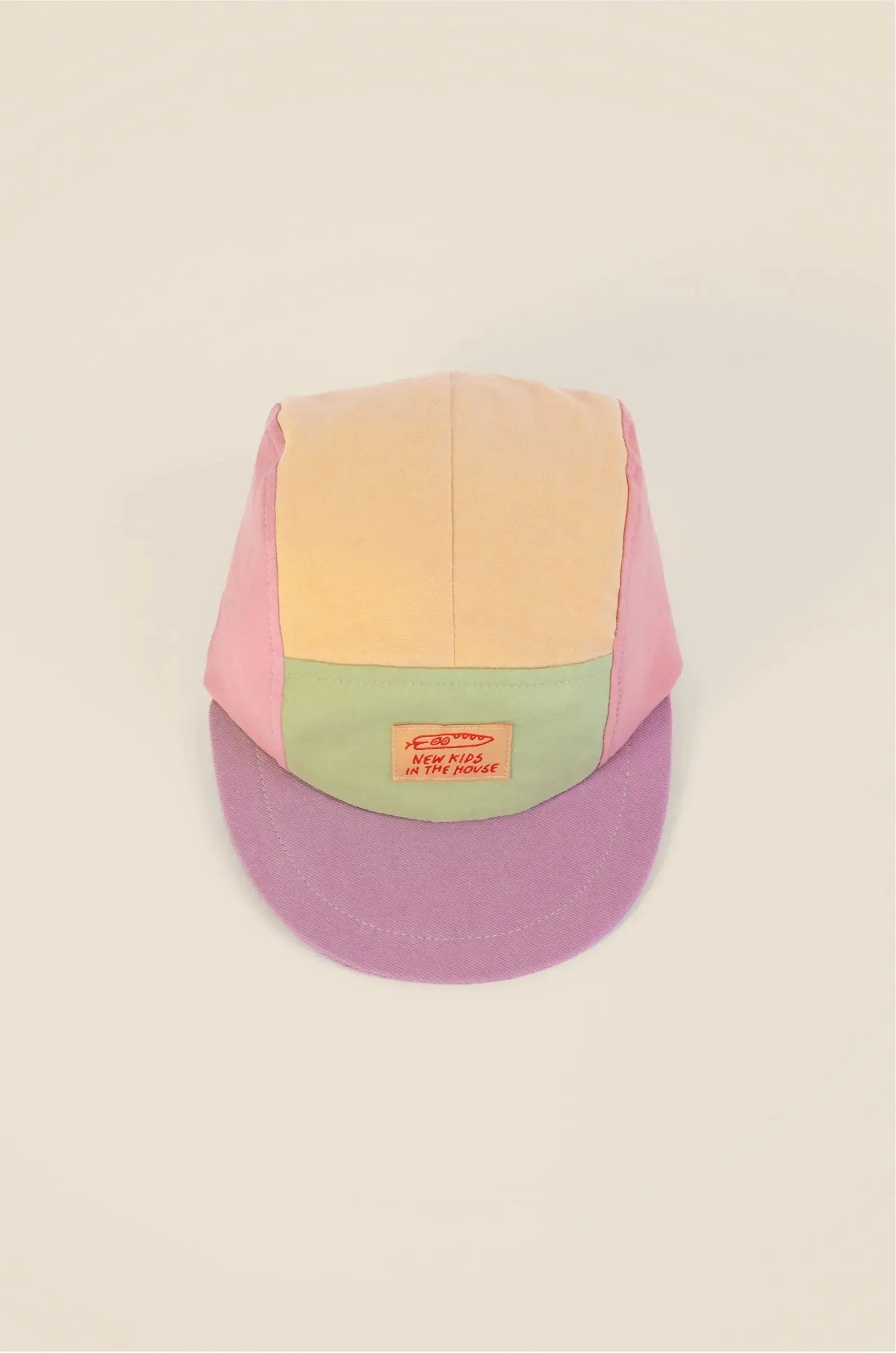 Upcycled 5-Panel Kids & Teens Summer Cap
