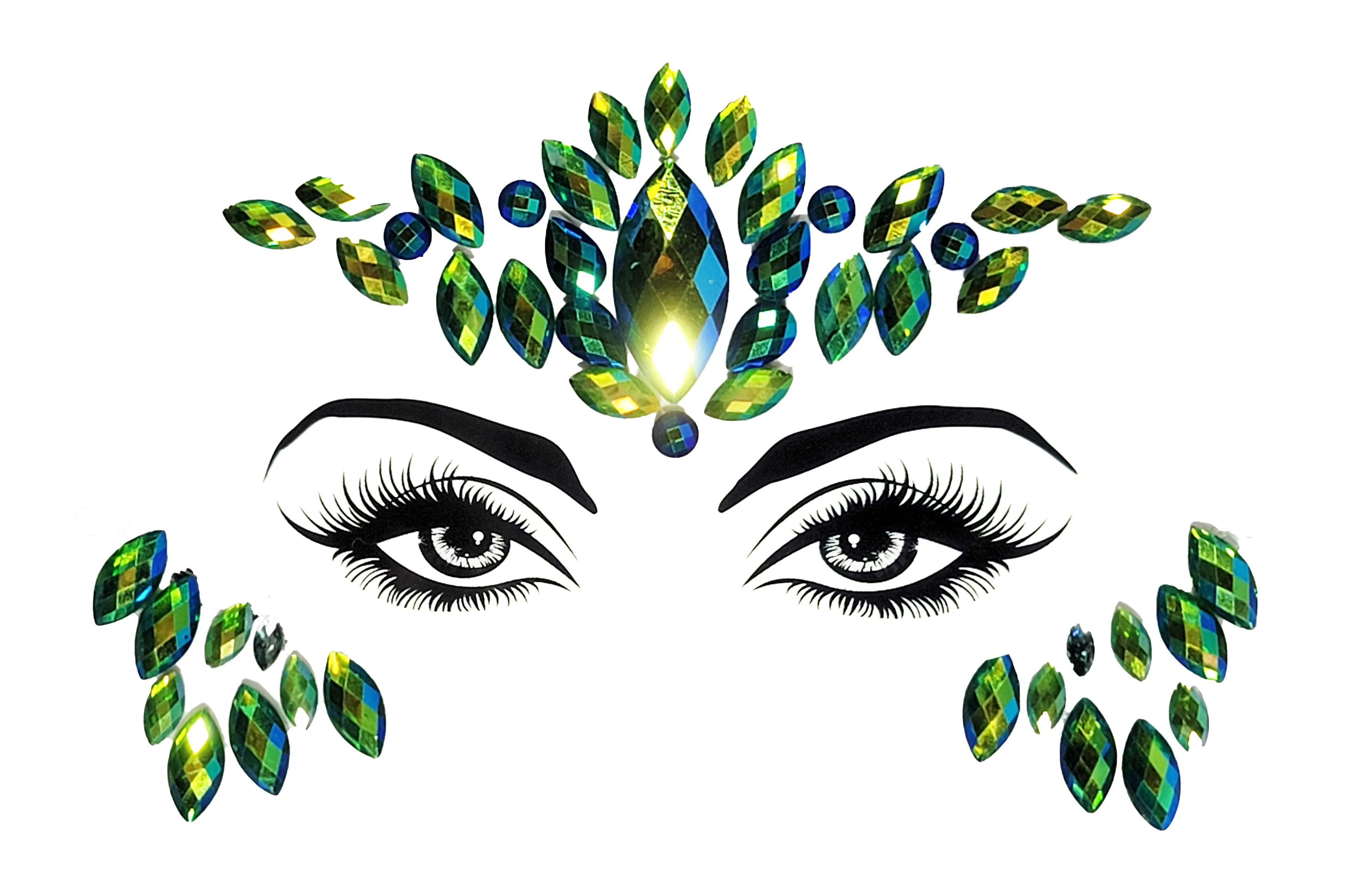 Yami Face Gem Stickers