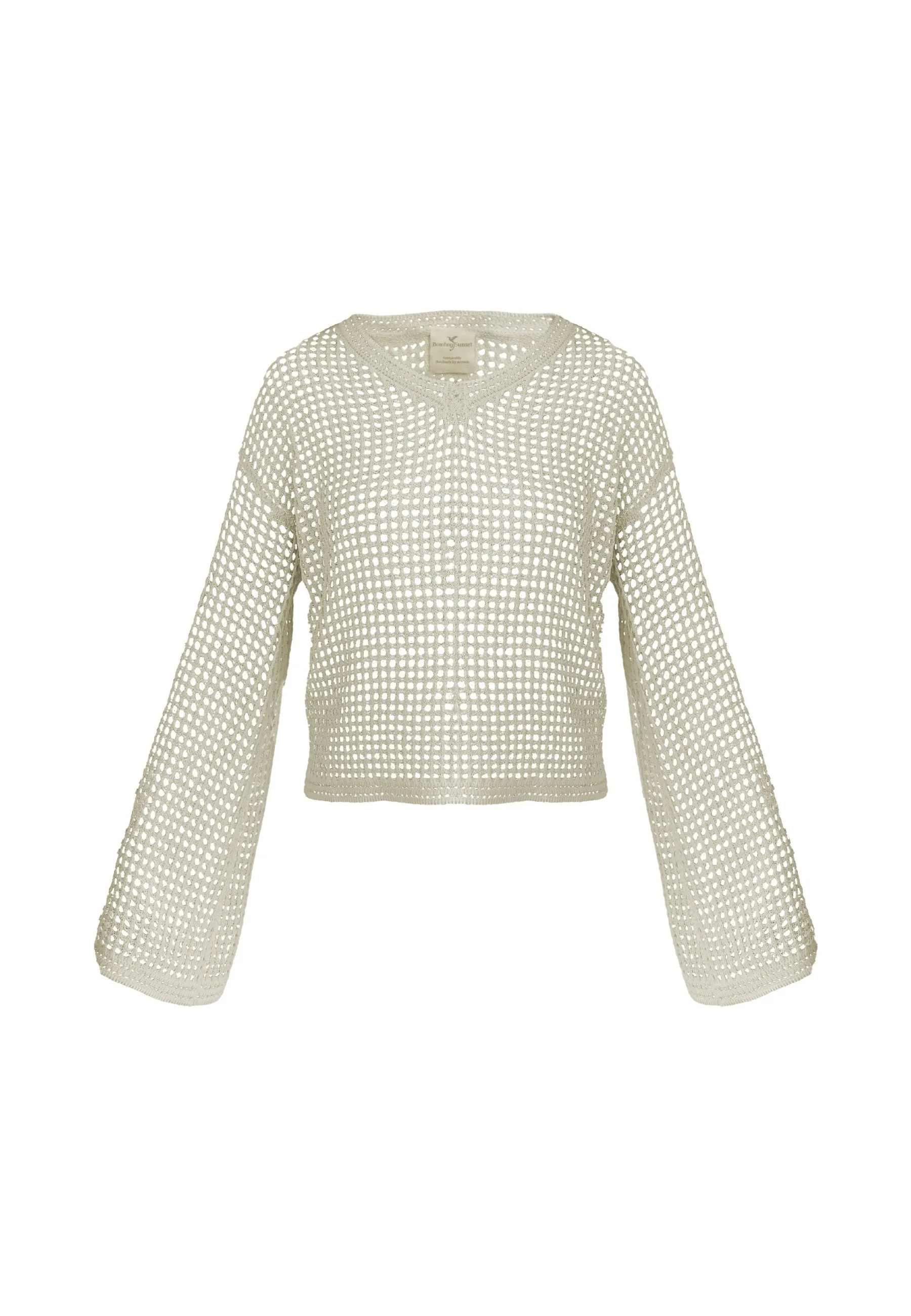 Zimmi Crochet Off-White Top